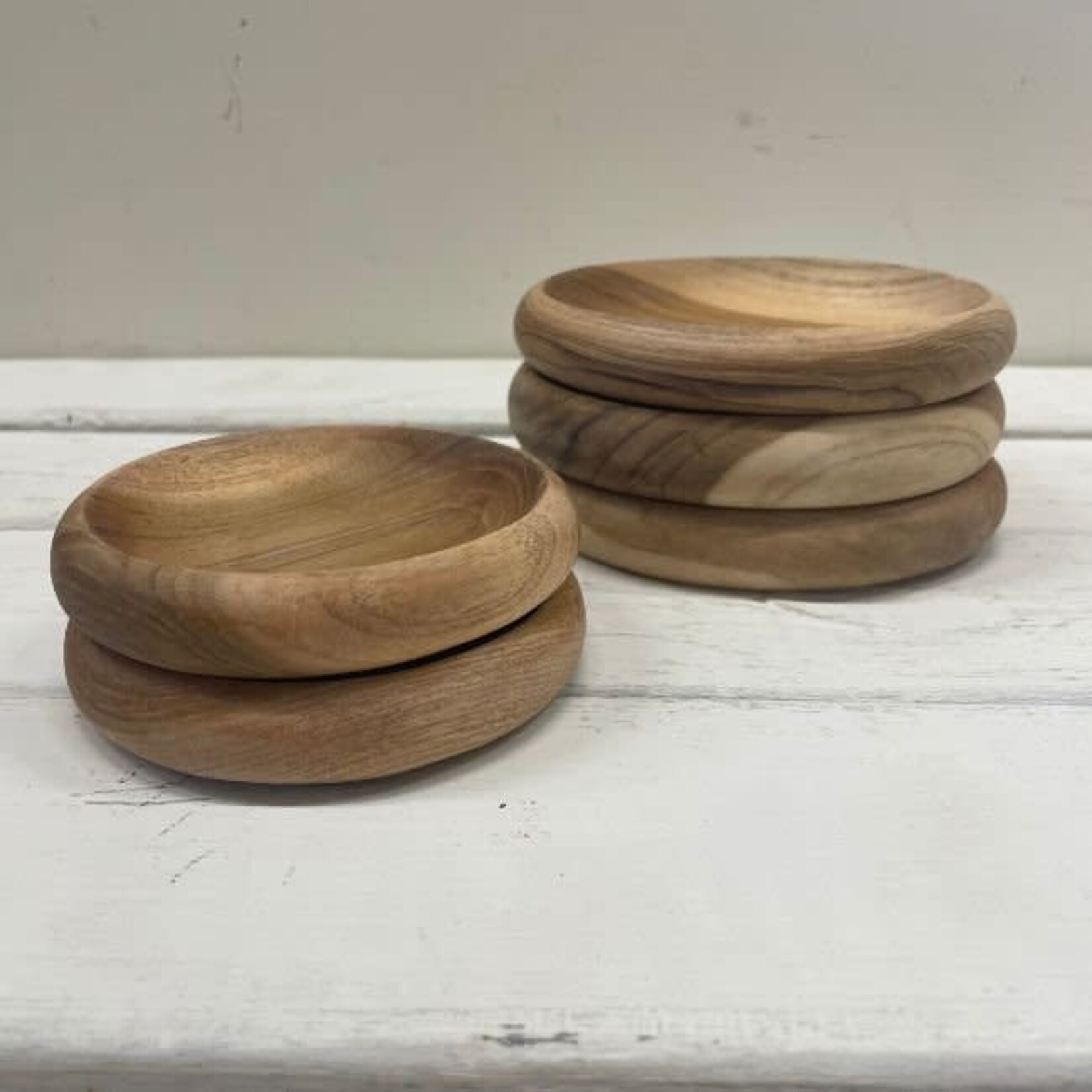 ByBazz BV Schaaltje Teak Bali 9cm