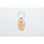 Gravure Sybelle Houten sleutelhanger Liefste papa