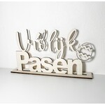 Leukmetletters Vrolijk Pasen staander