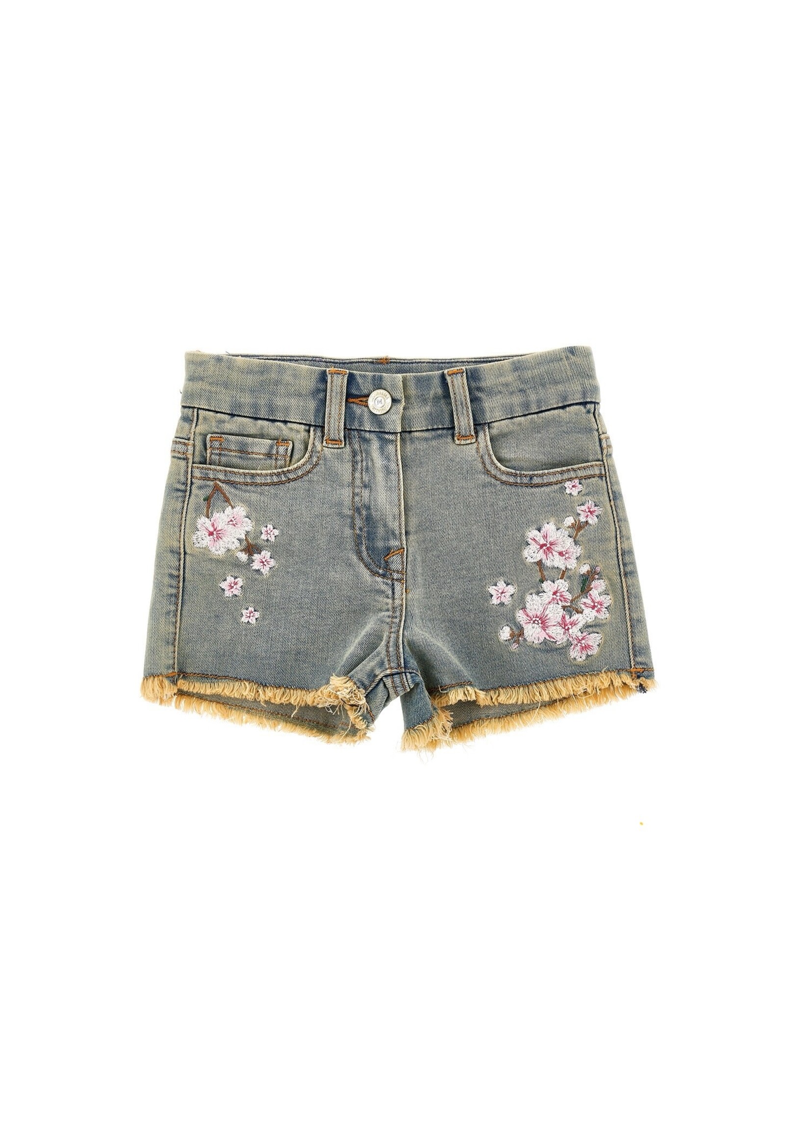 MONNALISA Jeans short with flowers