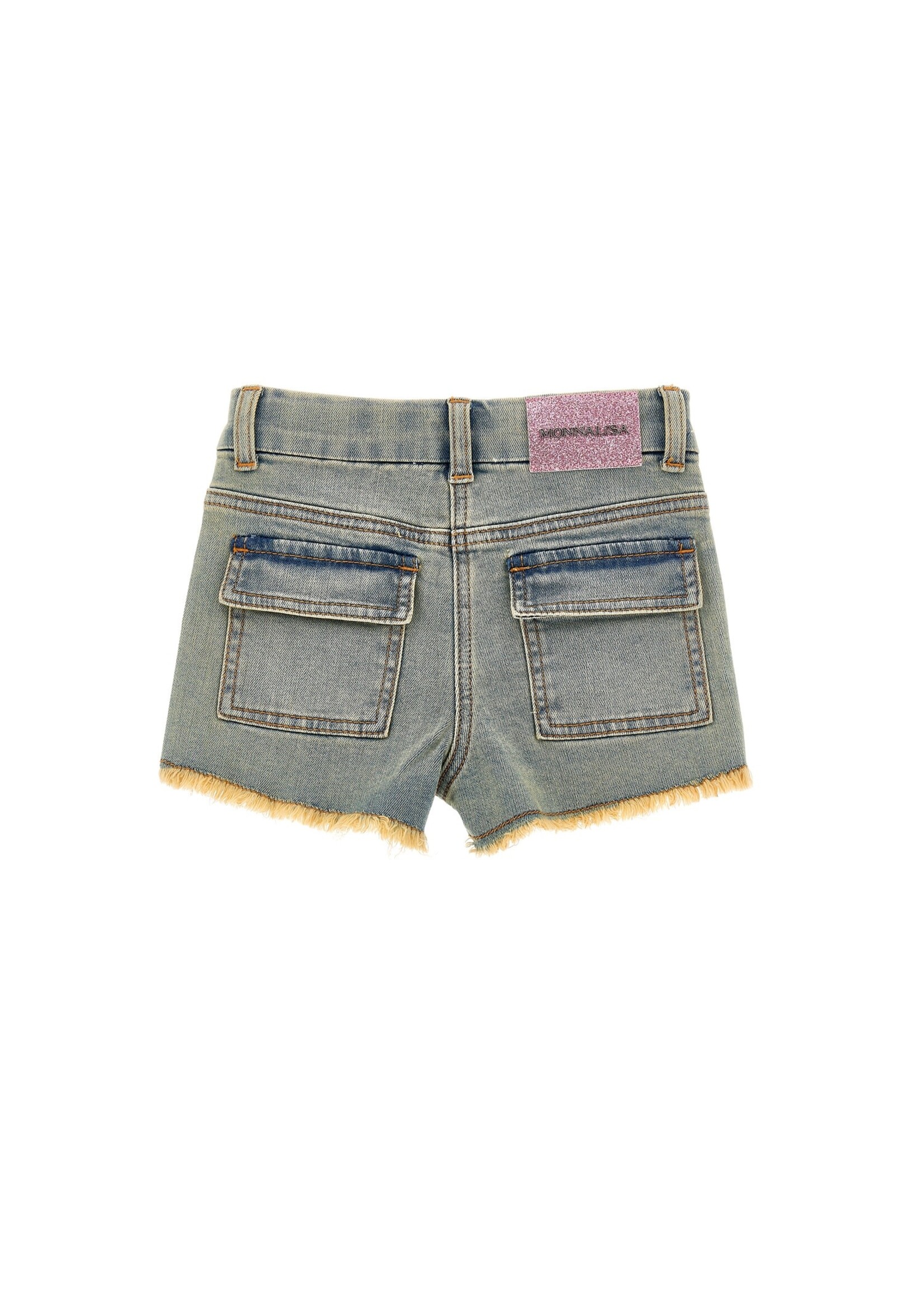 MONNALISA Jeans short with flowers