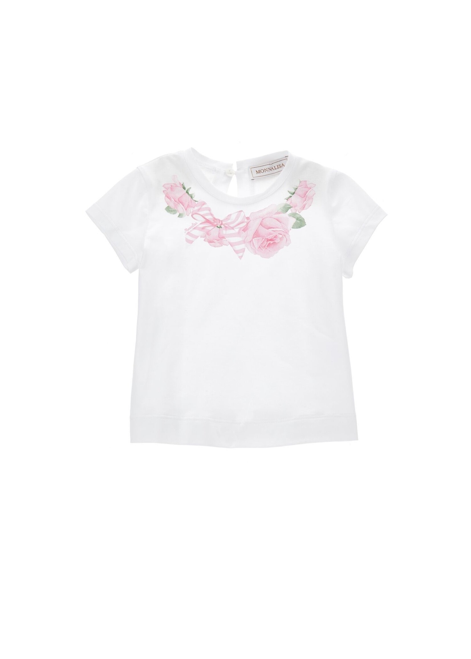 MONNALISA T-shirt with flowers