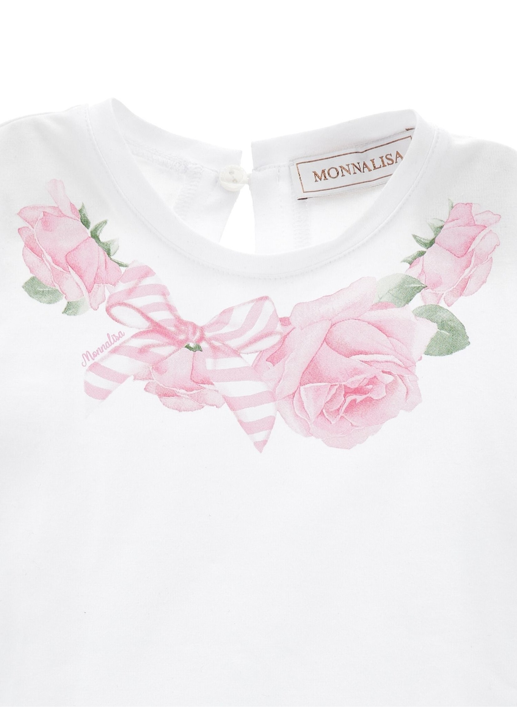MONNALISA T-shirt with flowers
