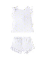 IL GUFO Two piece set with flowers