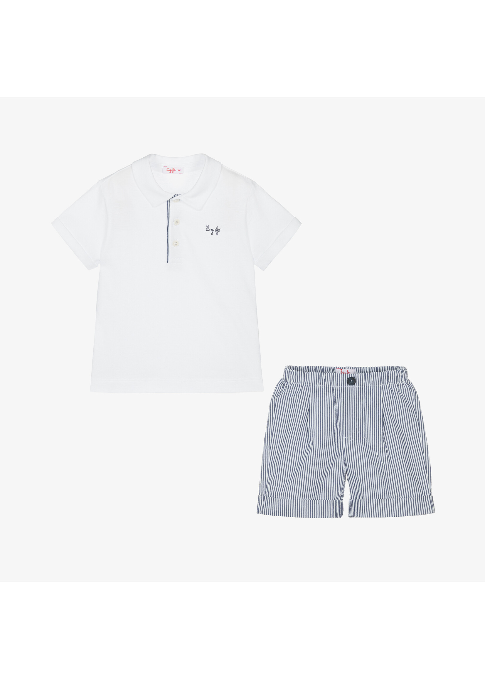 IL GUFO Two piece polo set