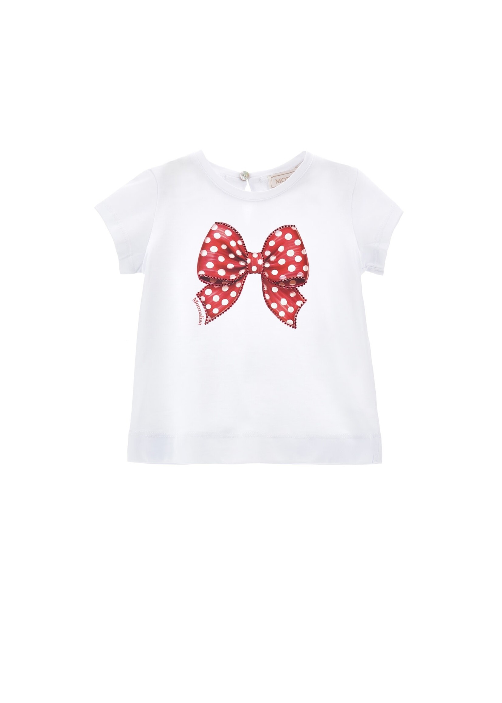 MONNALISA T-shirt with bow