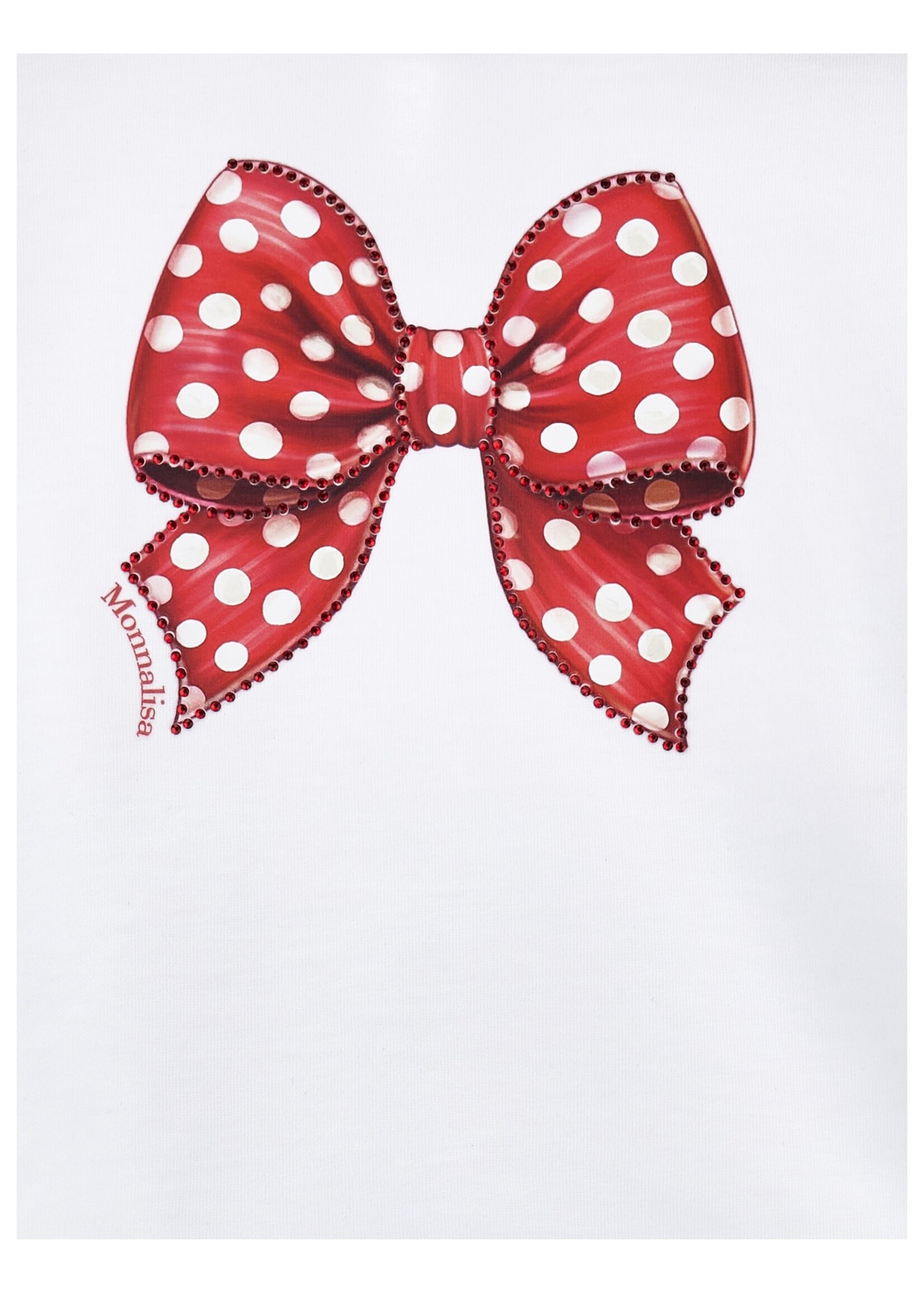 MONNALISA T-shirt with bow