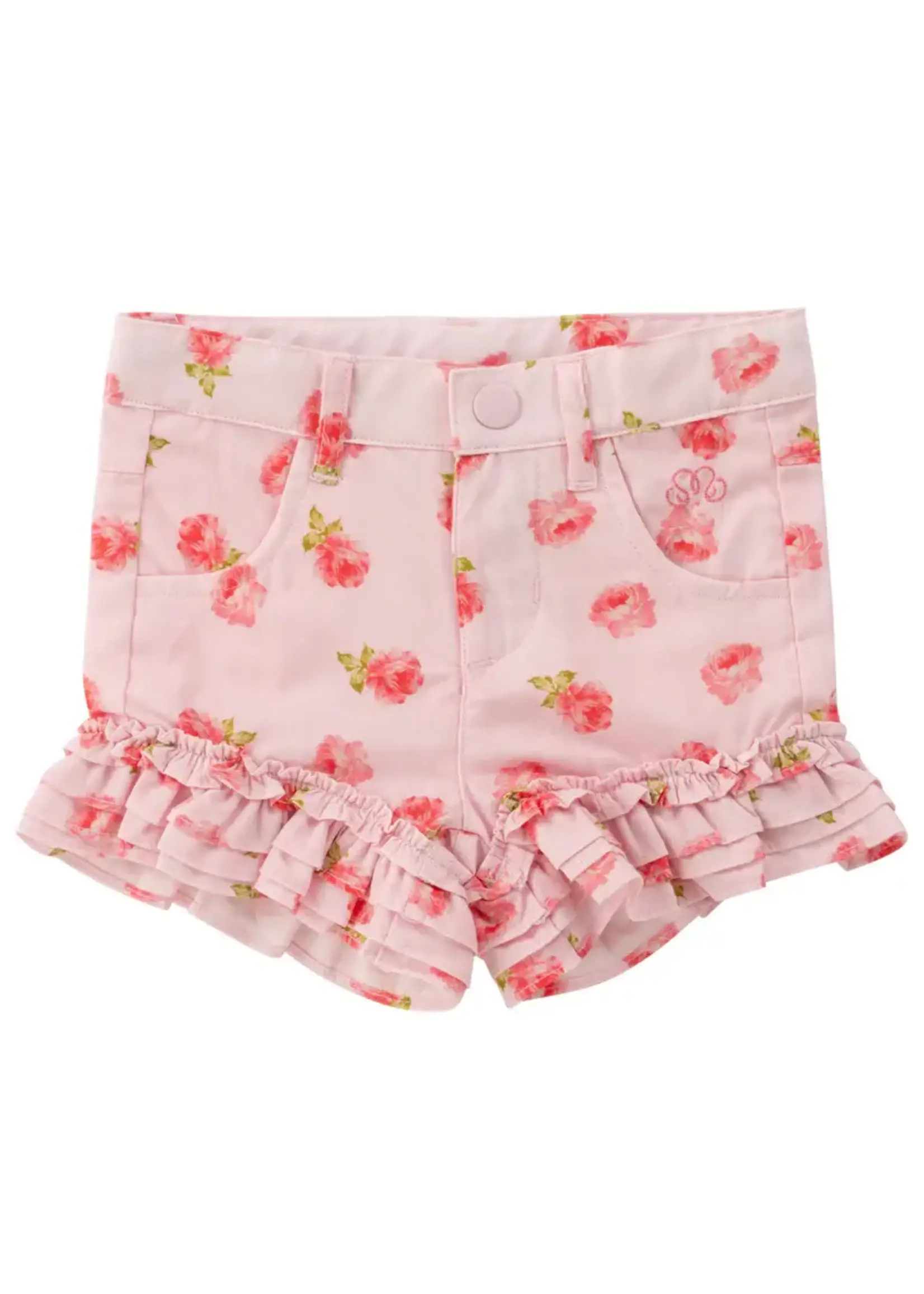 NATINI Shorty flower ruffle