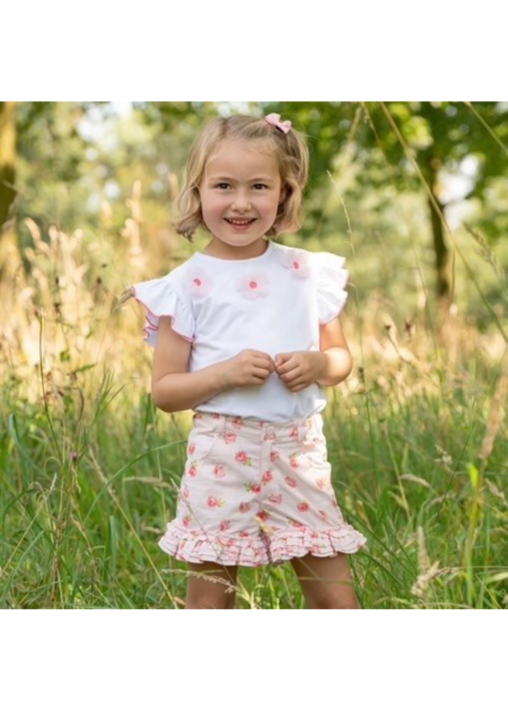 NATINI Shorty flower ruffle