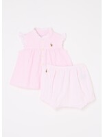 RALPH LAUREN Bloomer striped set