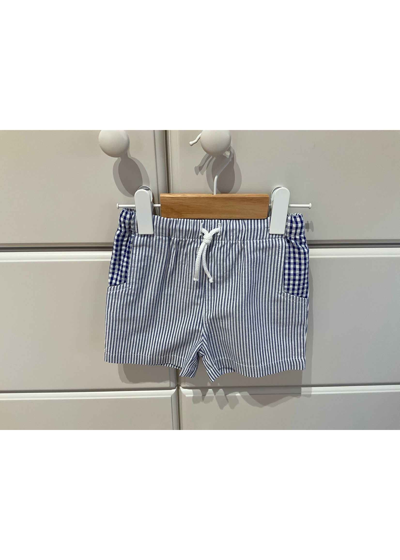 MALVI & CO Seersucker striped boys swimsuit