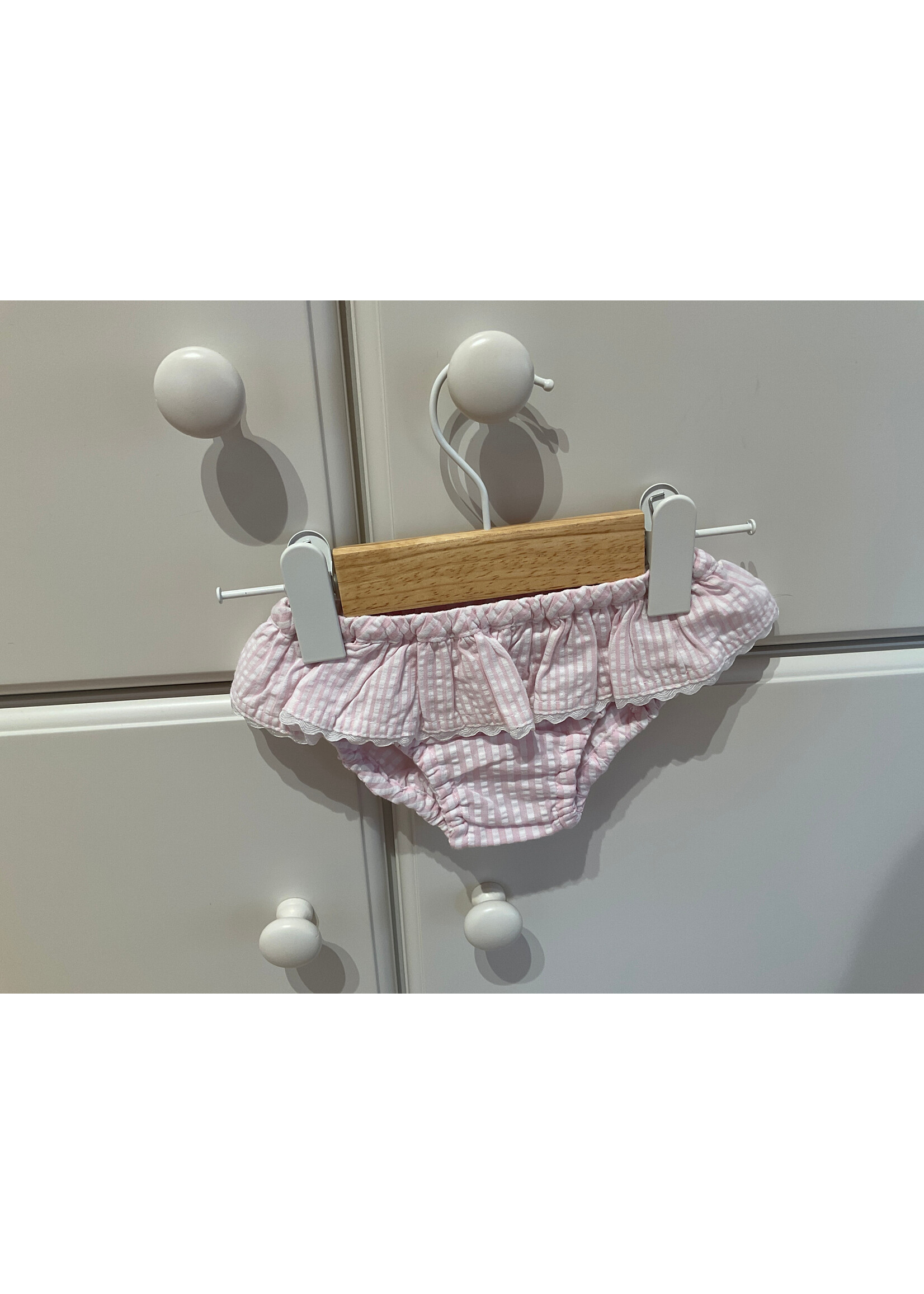 MALVI & CO Checks and stripes swimsuit