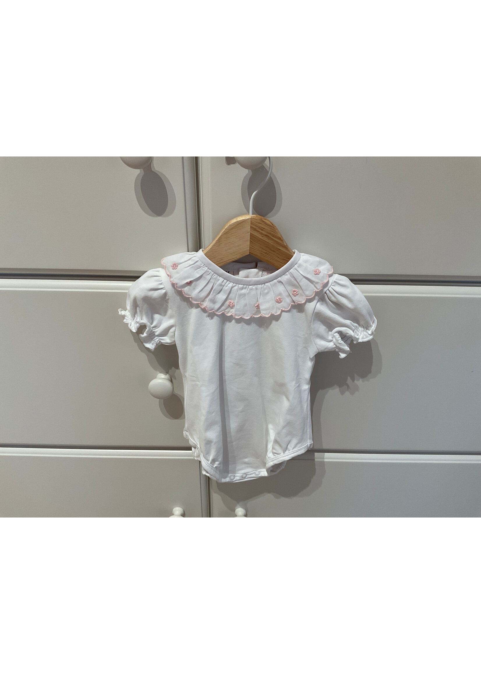 MALVI & CO Jersey body with embros on collar
