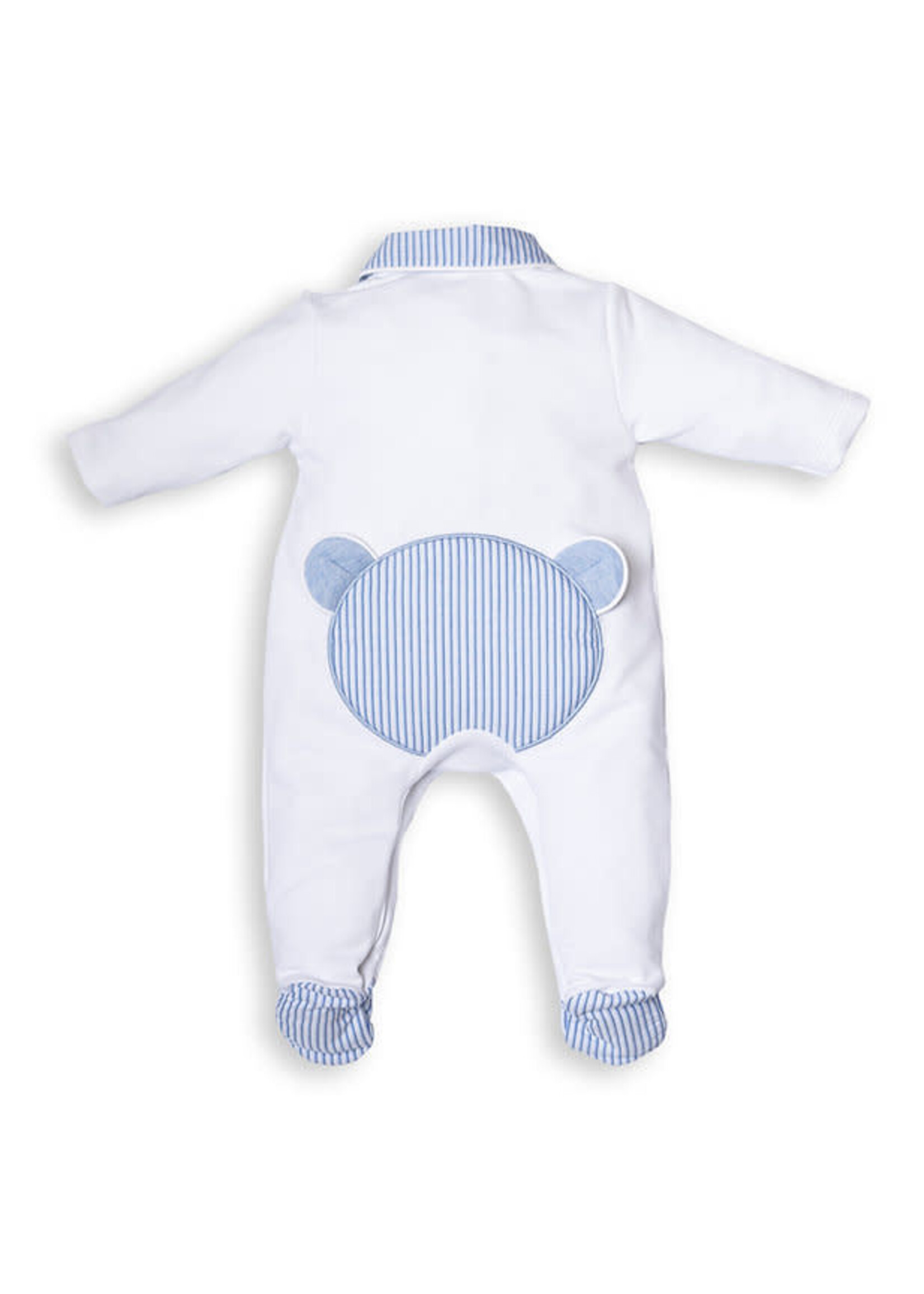 FIRST Rompersuit with striped teddy