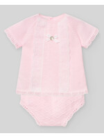 PAZ RODRIGUEZ Short knit set with bow