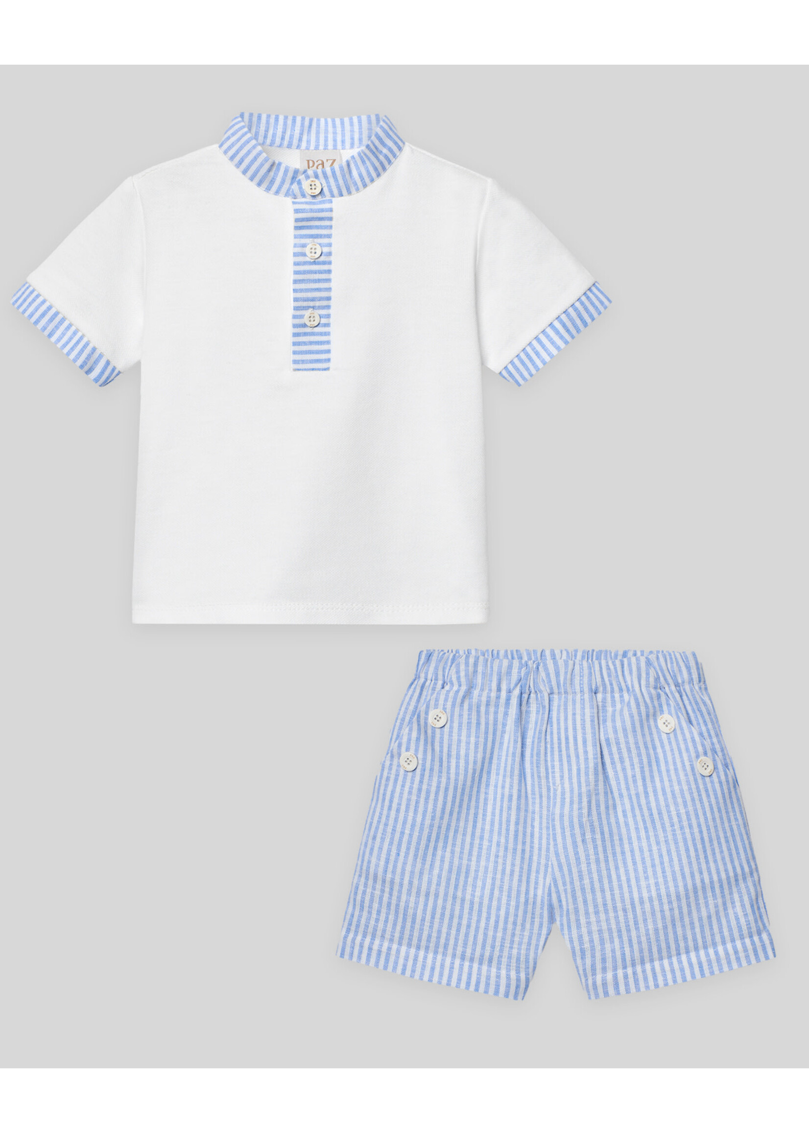 PAZ RODRIGUEZ Striped short set