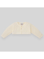 PAZ RODRIGUEZ Knit newborn short cardigan