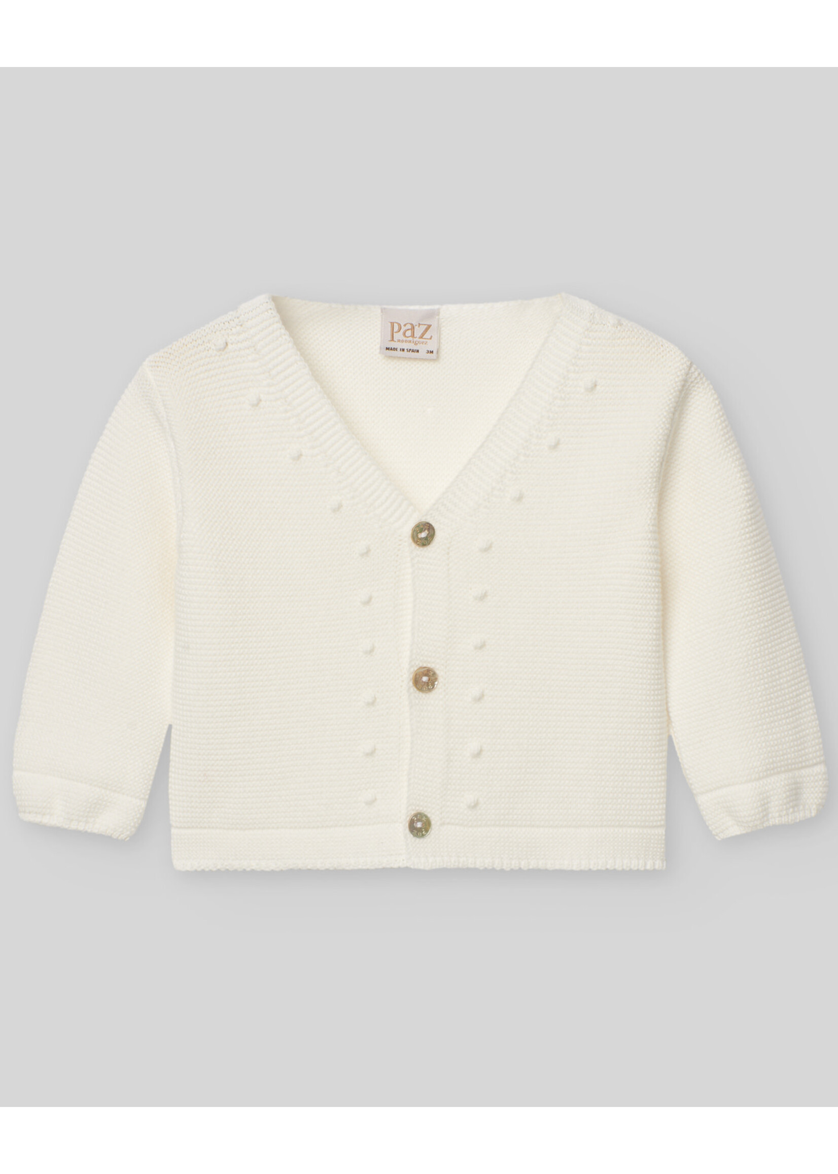 PAZ RODRIGUEZ Knit newborn cardigan