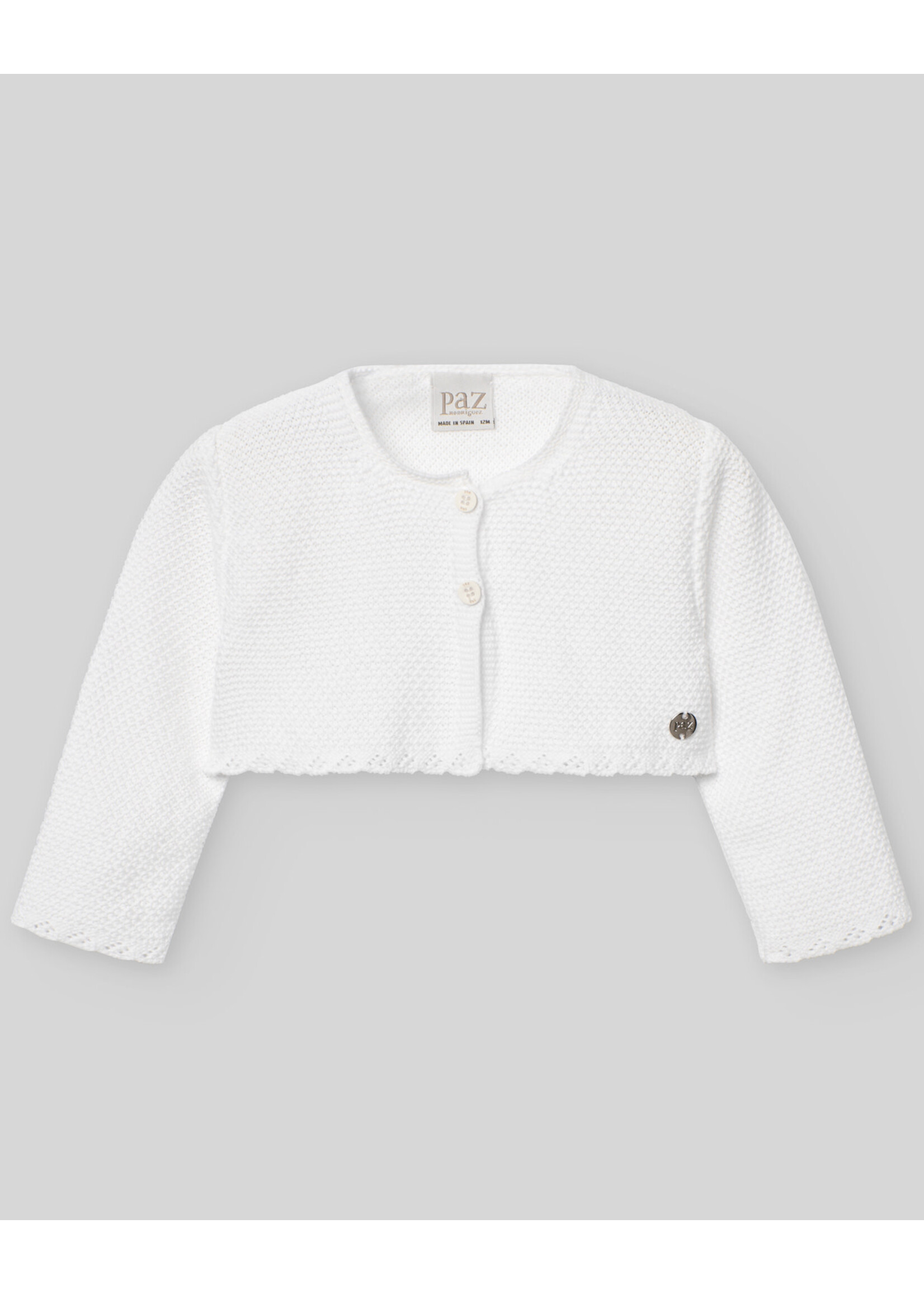 PAZ RODRIGUEZ RIAS knit newborn cardigan