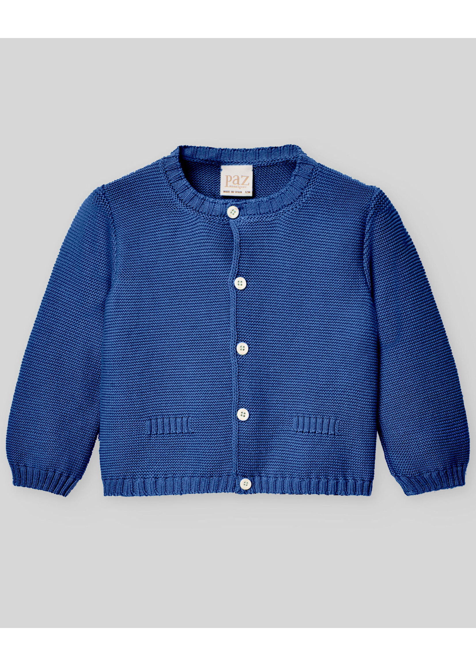 PAZ RODRIGUEZ ESENCIAL knit newborn cardigan