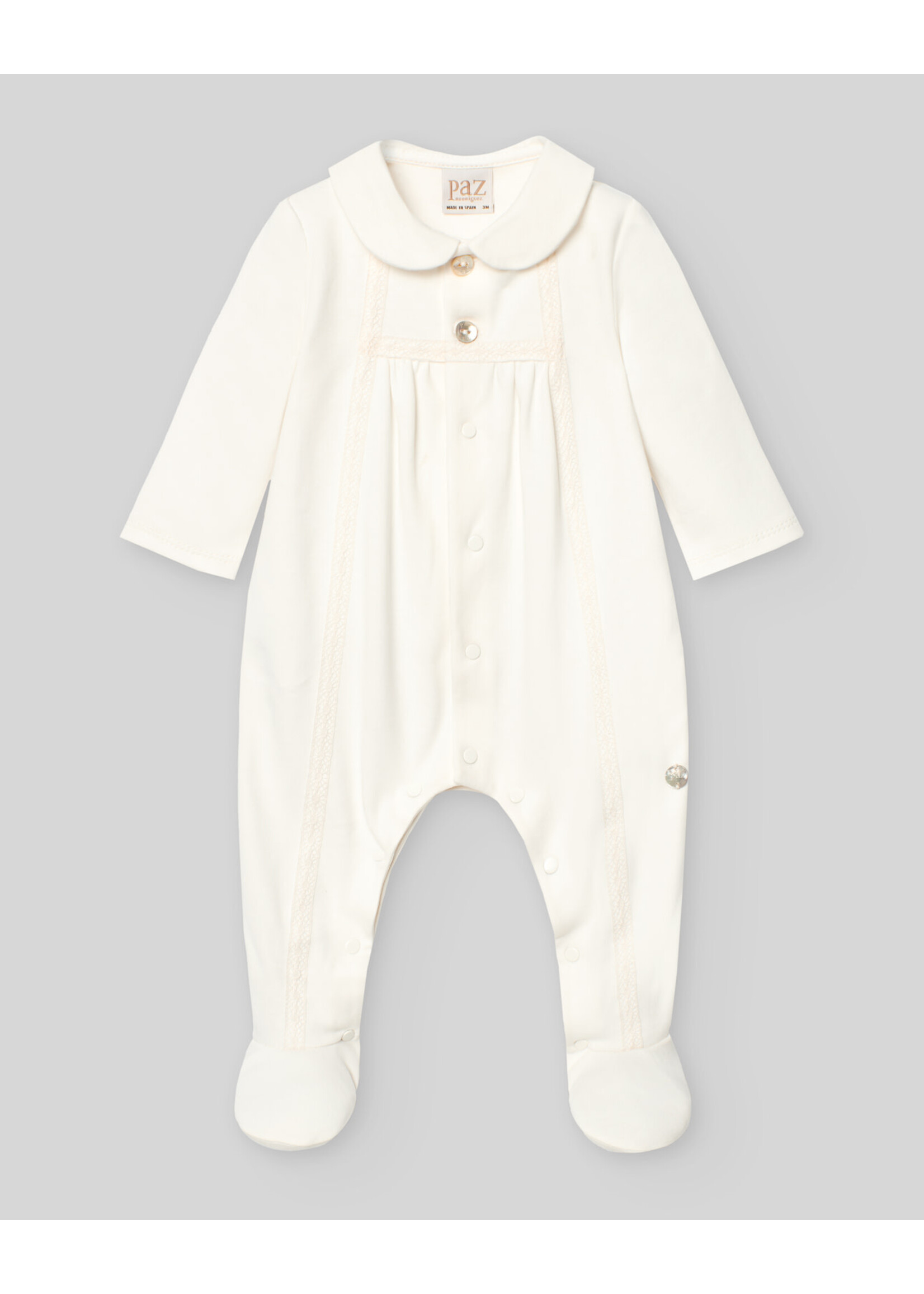 PAZ RODRIGUEZ INTERLOCK newborn romper