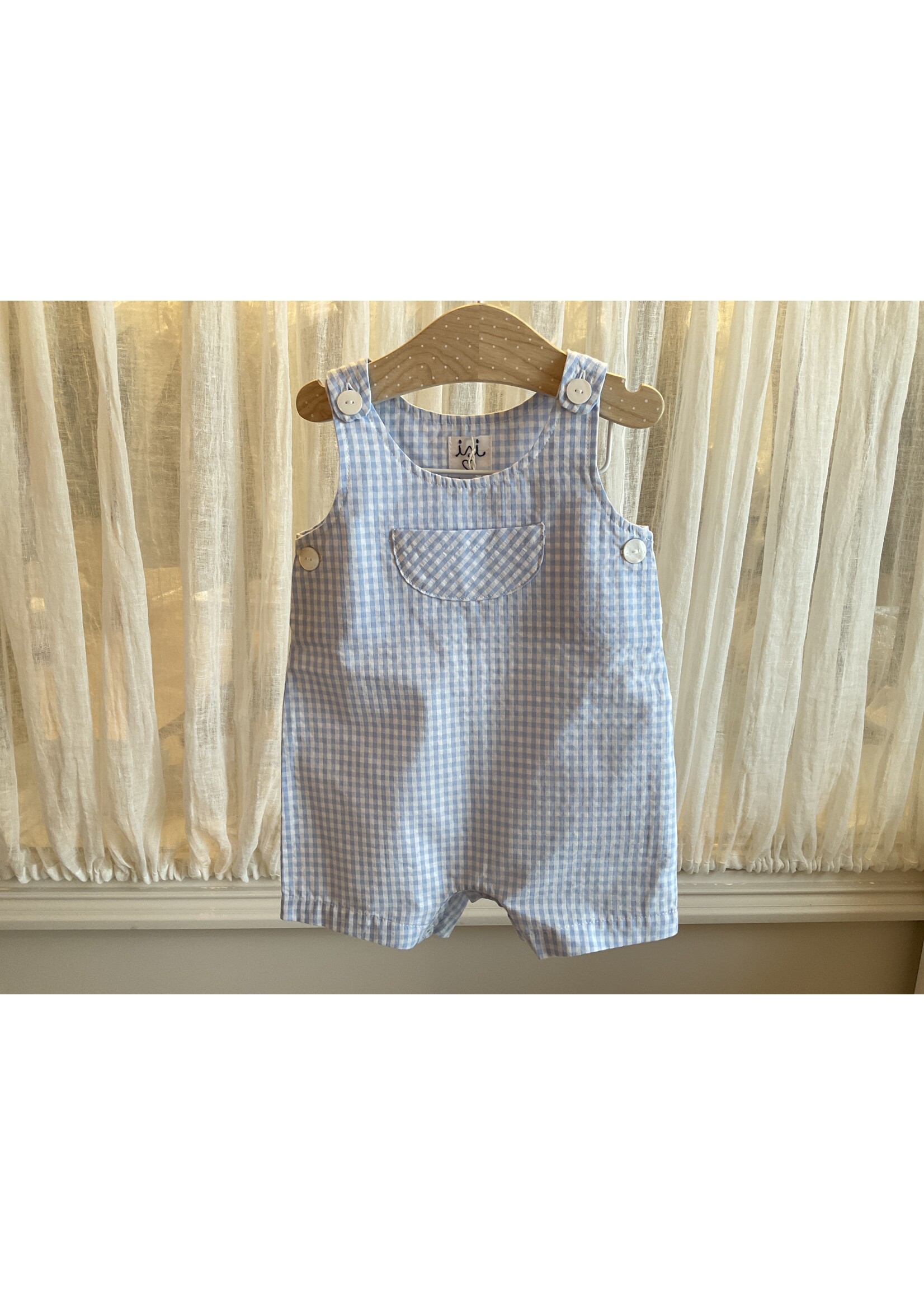 MALVI & CO Seersucker checks dungarees