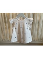 MALVI & CO Jersey cotton T-shirt with embroidery