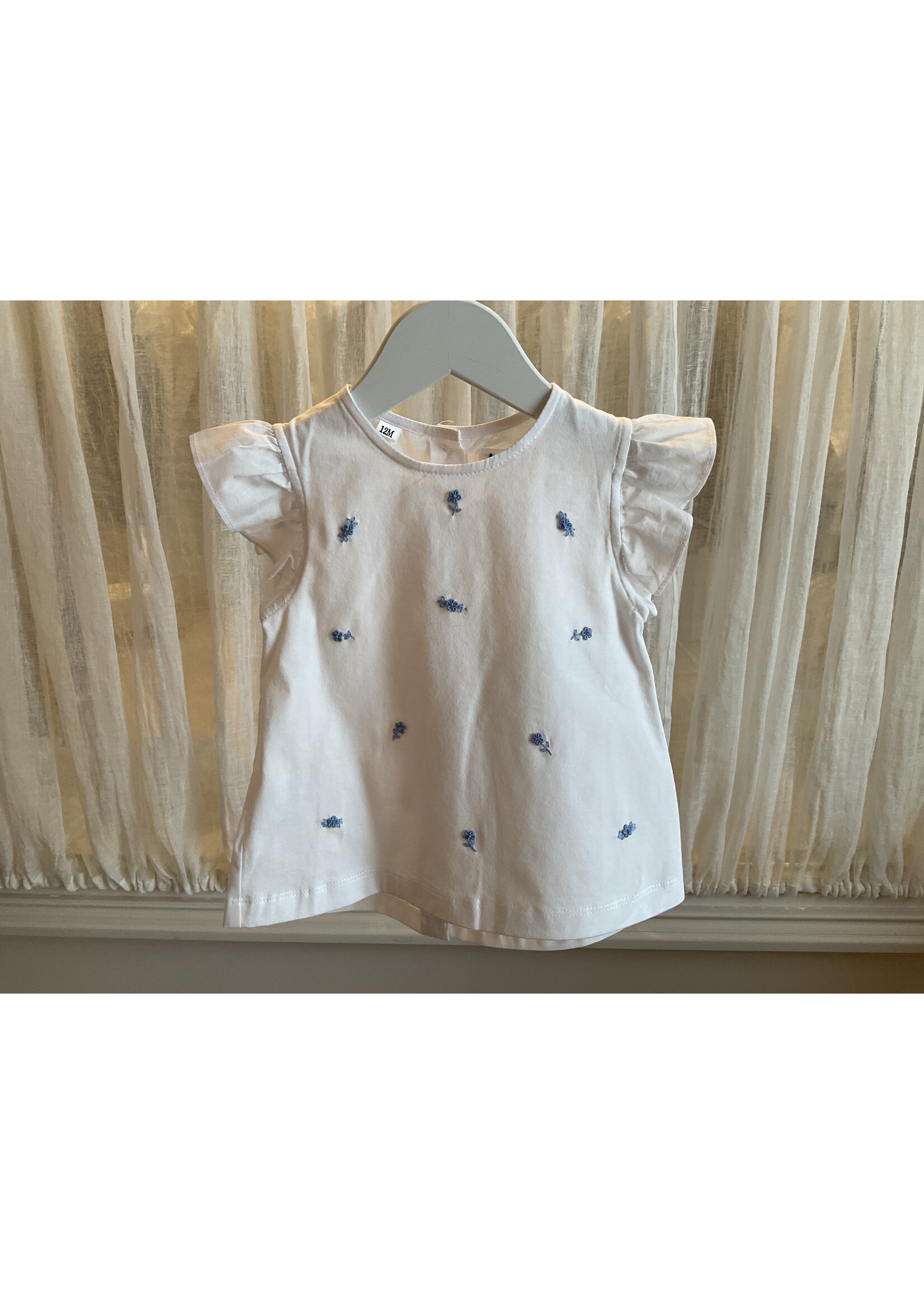 MALVI & CO Jersey cotton T-shirt with embroidery