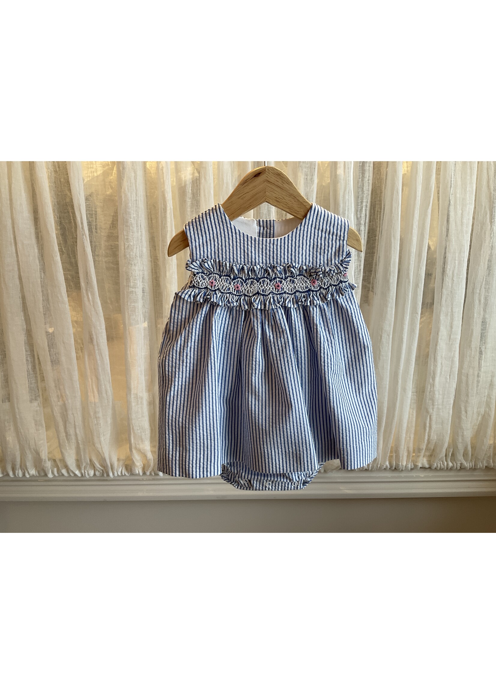 MALVI & CO Striped dress with smock