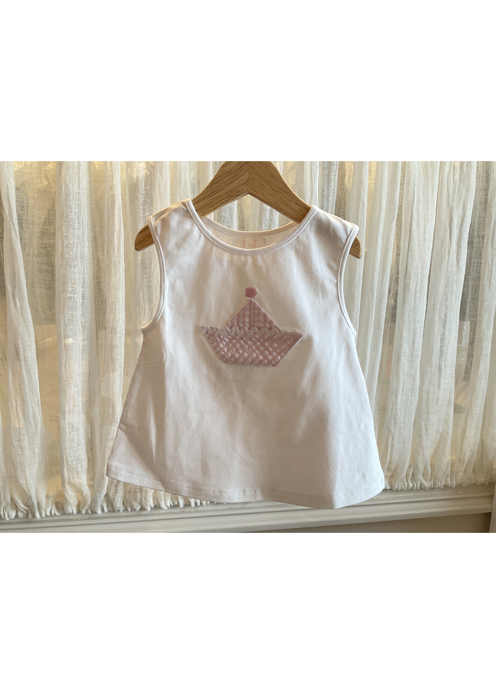 MALVI & CO Sleeveless t-shirt with boat
