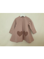 Per Té Dress with heart pockets