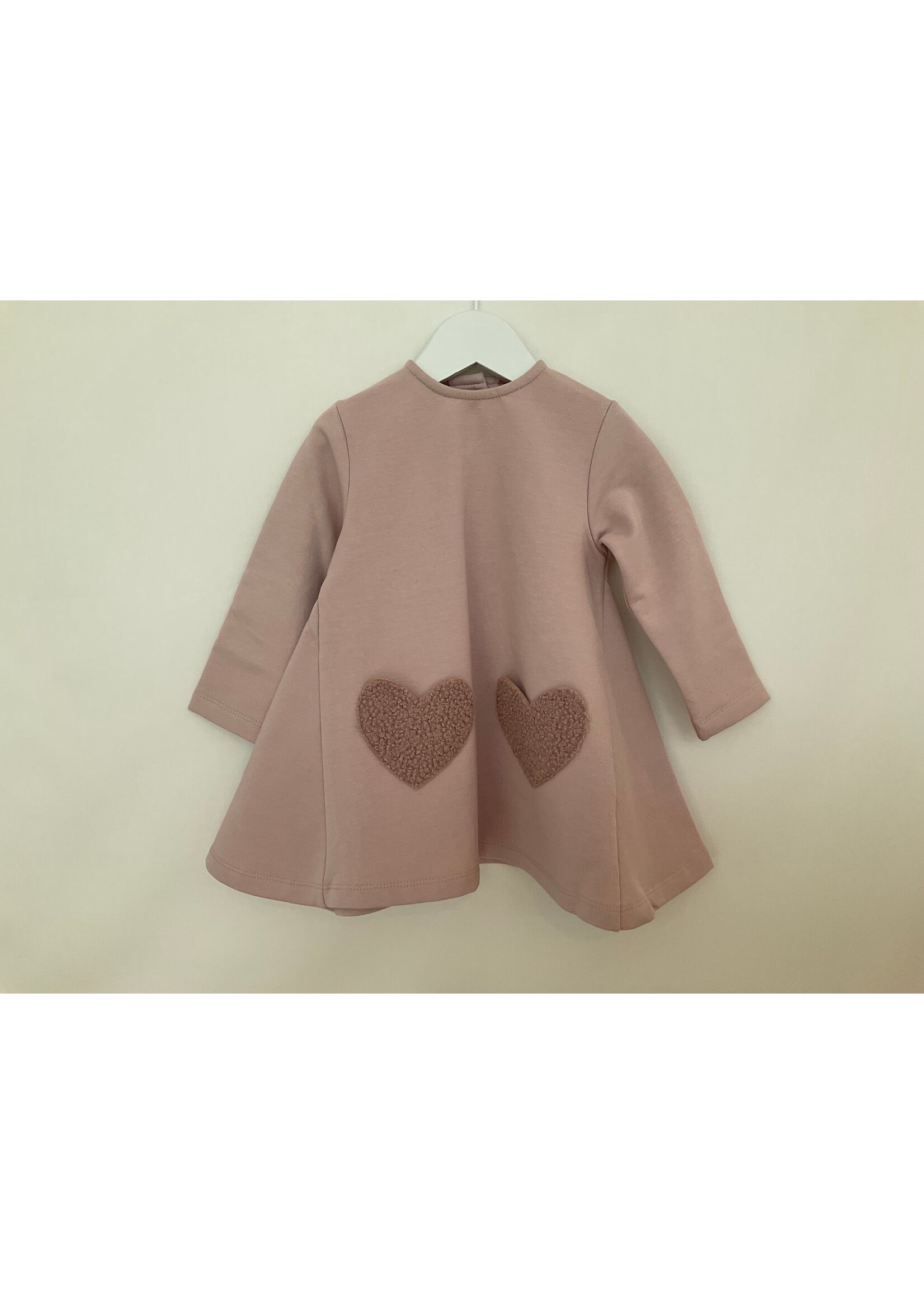 Per Té Dress with heart pockets
