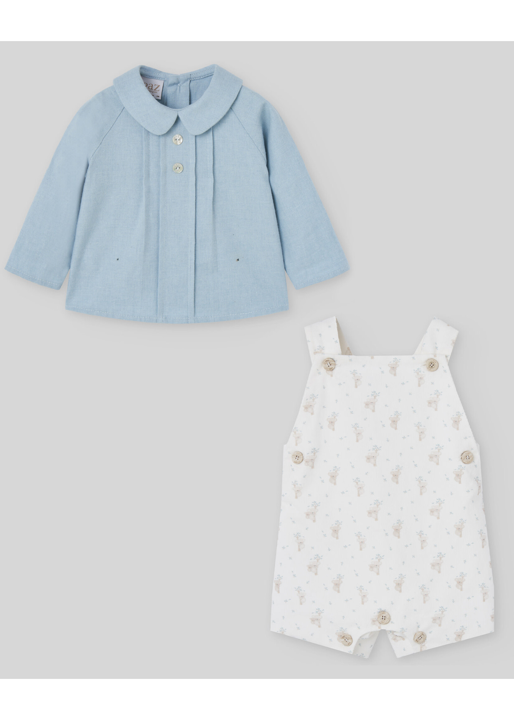 PAZ RODRIGUEZ Set salopette + blouse