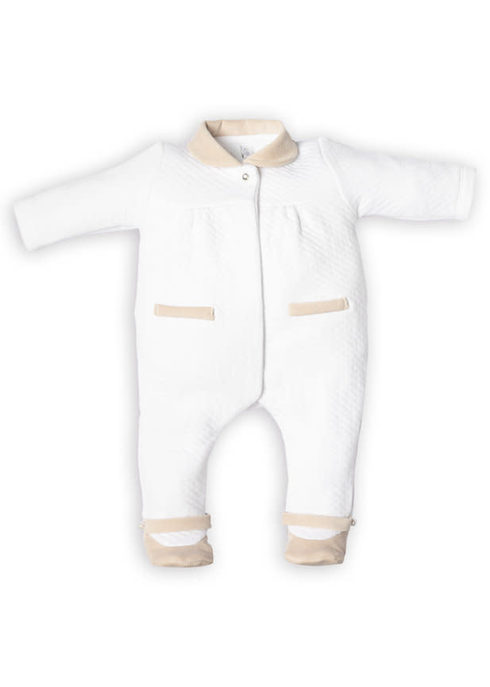 FIRST Rompersuit with heart on the back