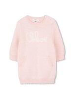 CHLOÉ Tricot logo dress
