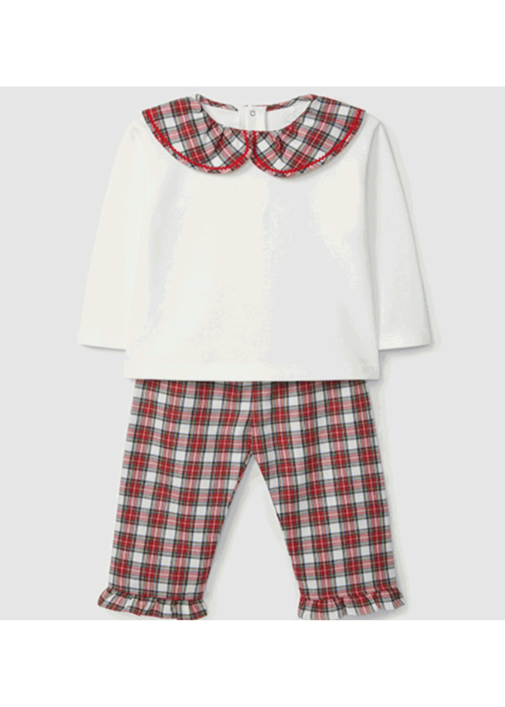LARANIJNHA Checks pyjama with collar