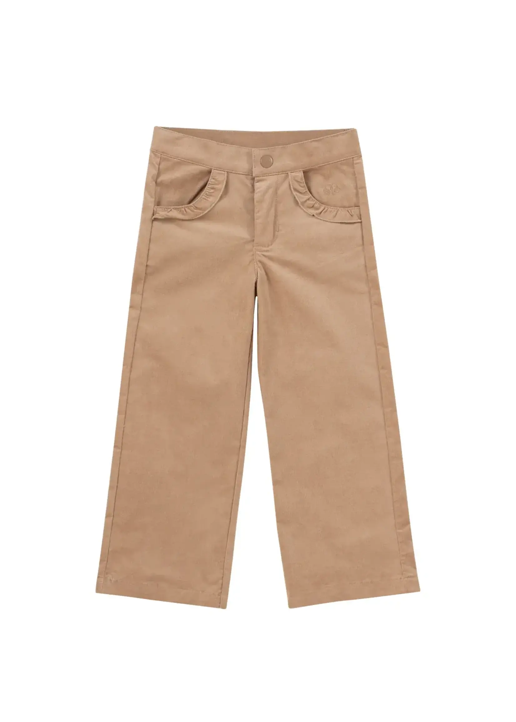 NATINI Pants rib ruffle