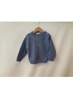 MALVI & CO Mouliné wool pullover
