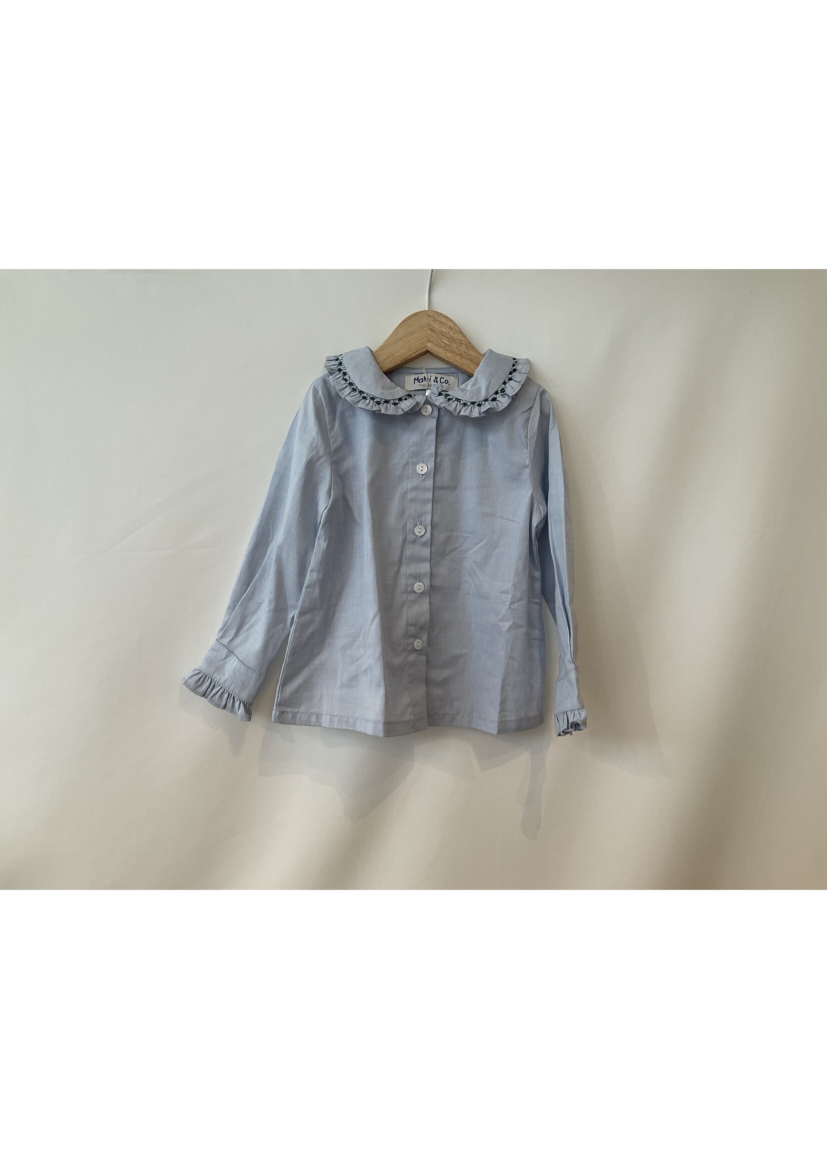 MALVI & CO Oxford shirt with smock