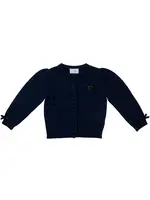 NATINI Cardigan velvet bow