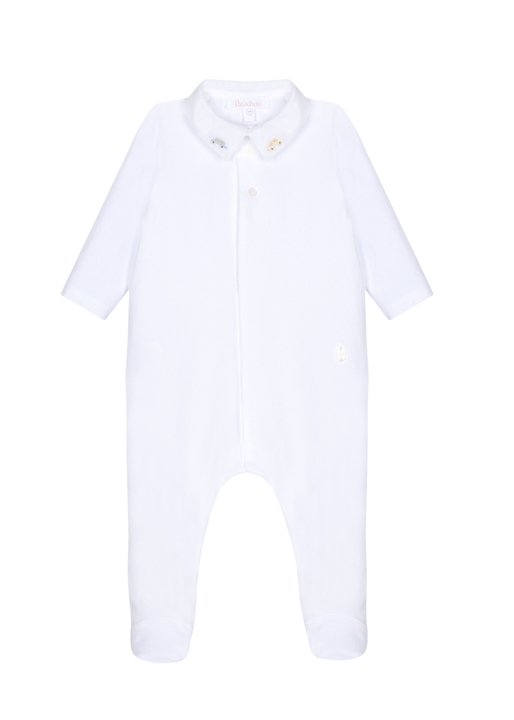 PATACHOU Babygrow with embro on collar