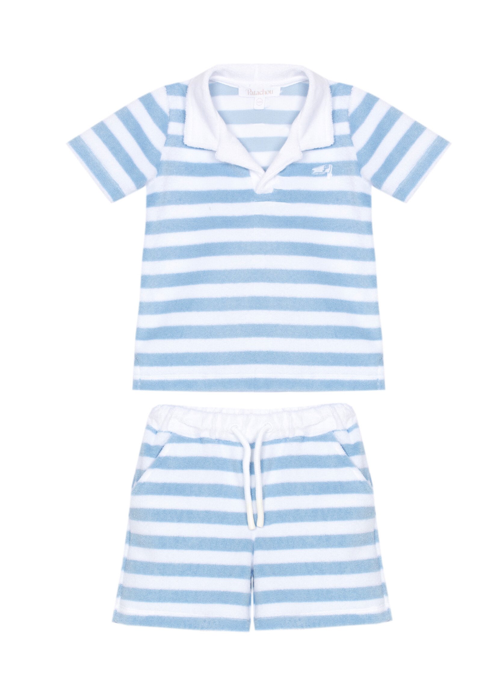 PATACHOU Blue polo set