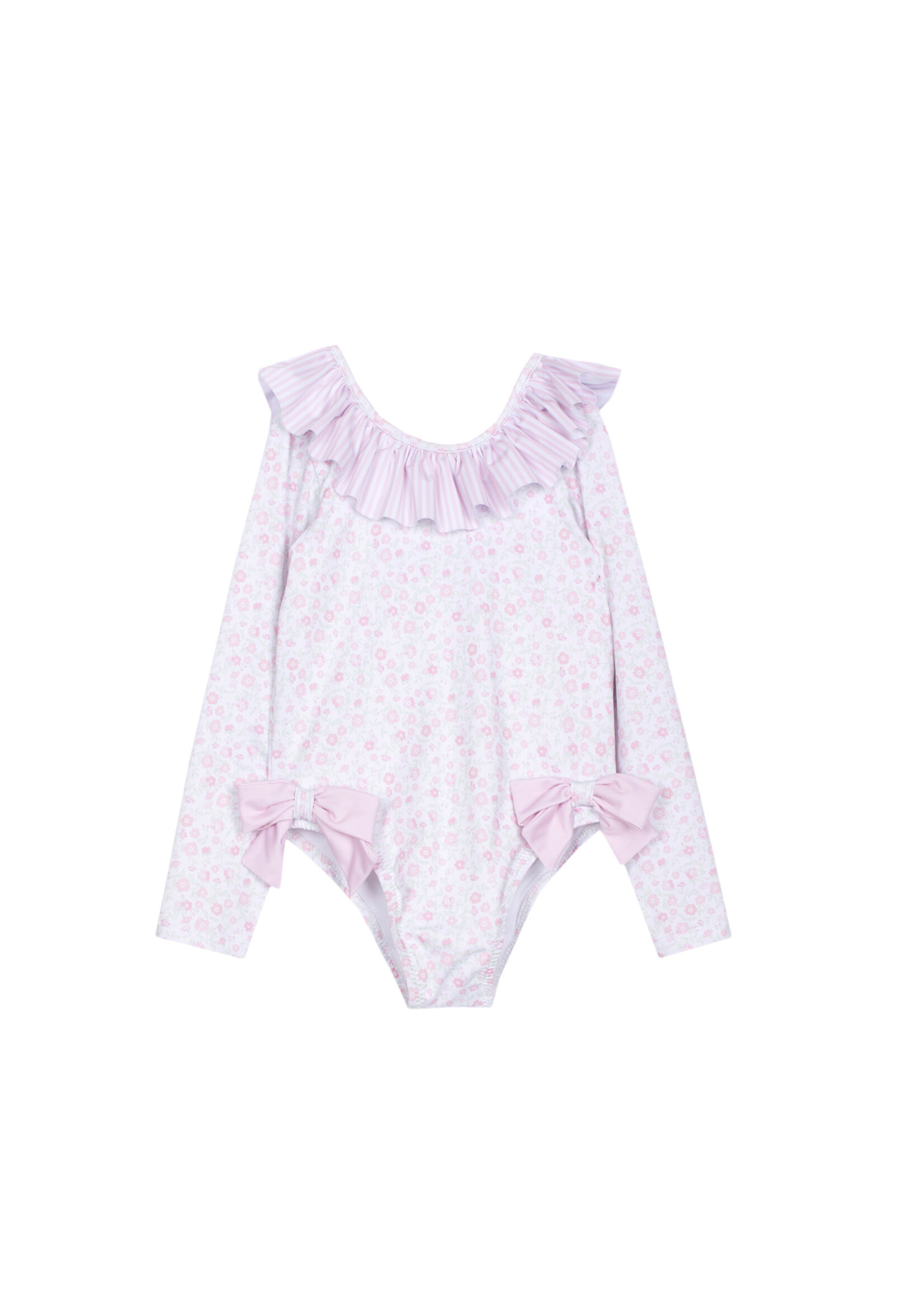 PATACHOU Printed swimsuit with sleeves