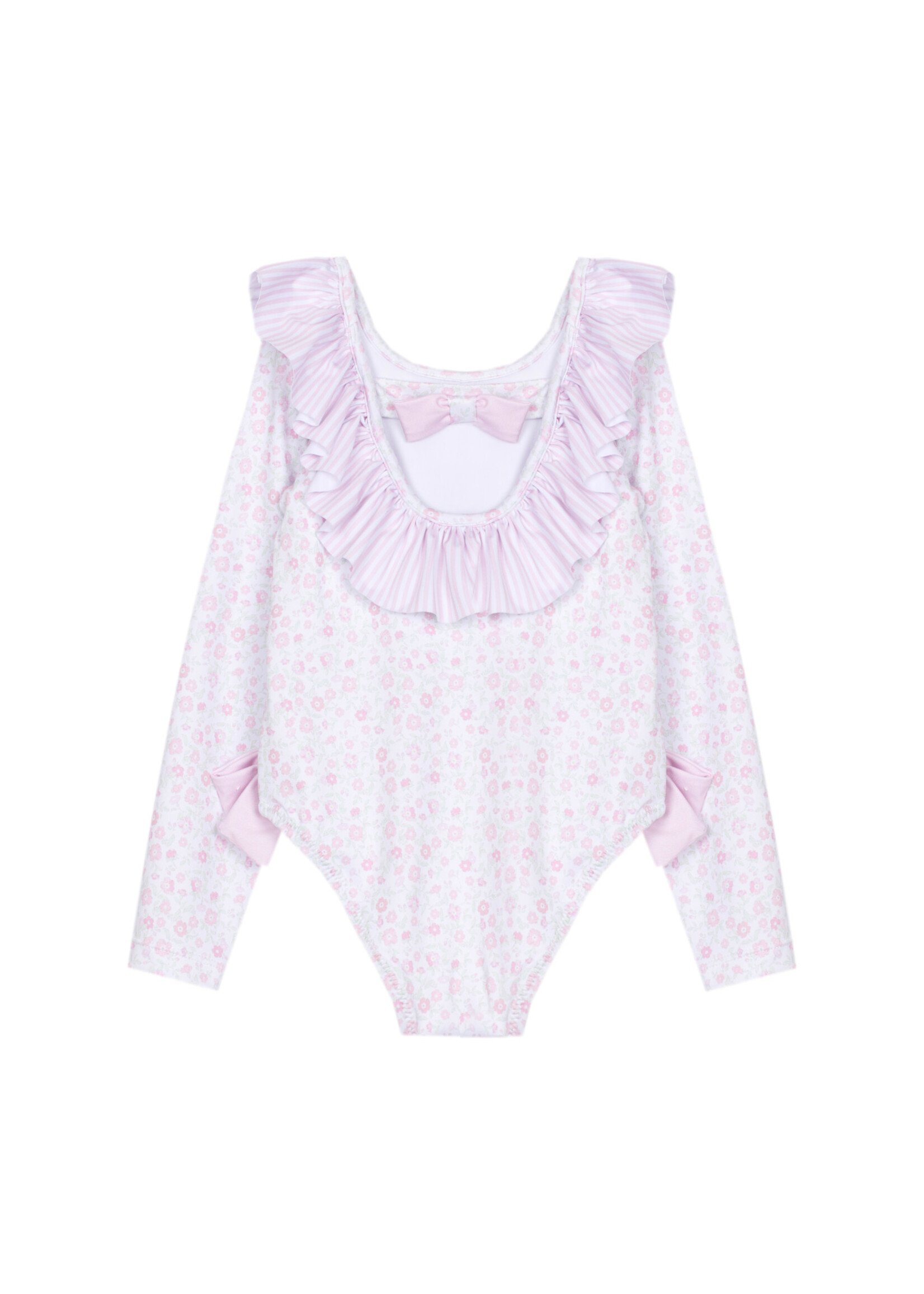 PATACHOU Printed swimsuit with sleeves