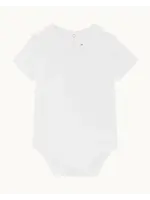 MARIE CHANTAL Aubrey Race Car Embroidered Collar Short Sleeve Onesie