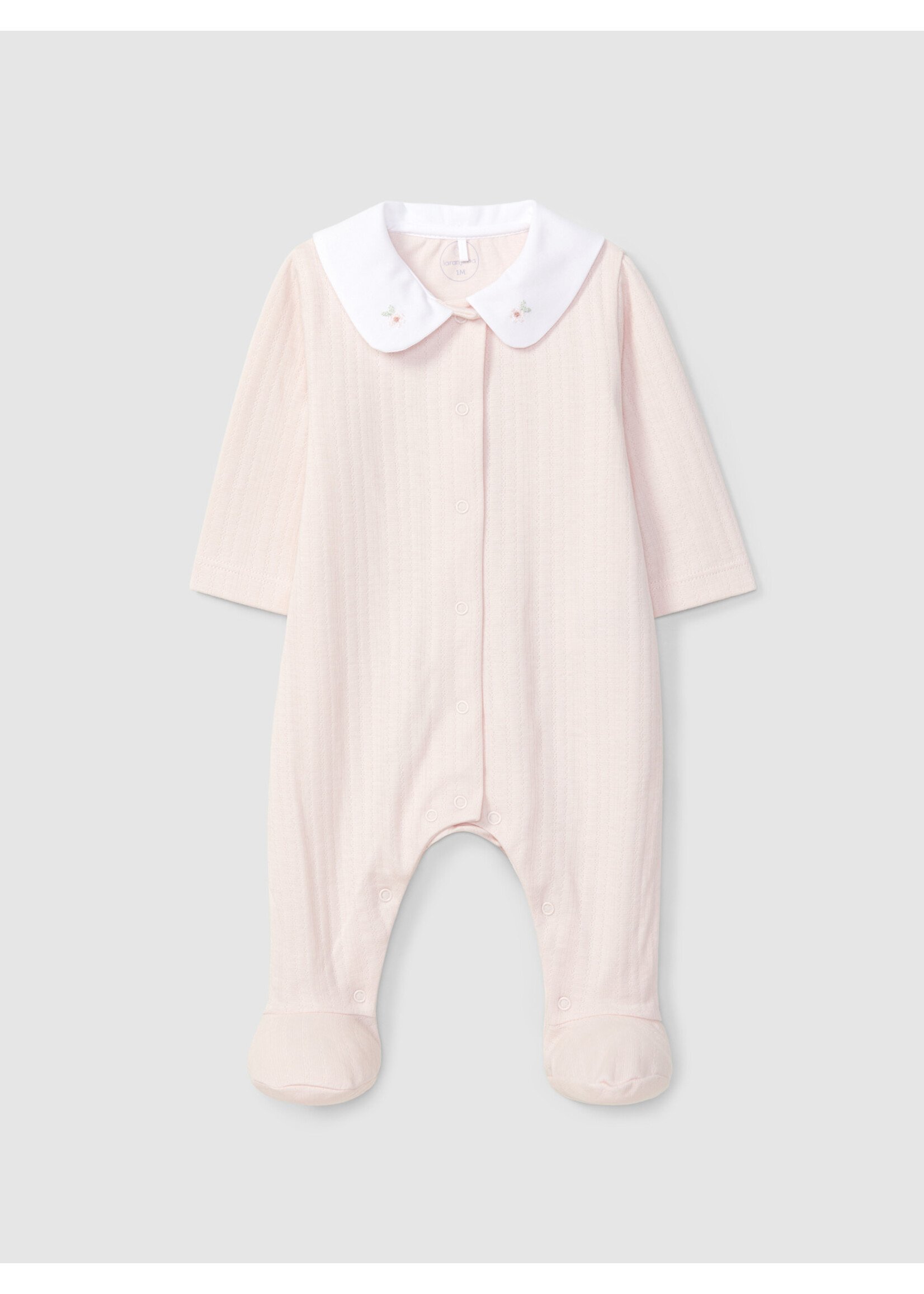 LARANIJNHA Flower embros babygrow