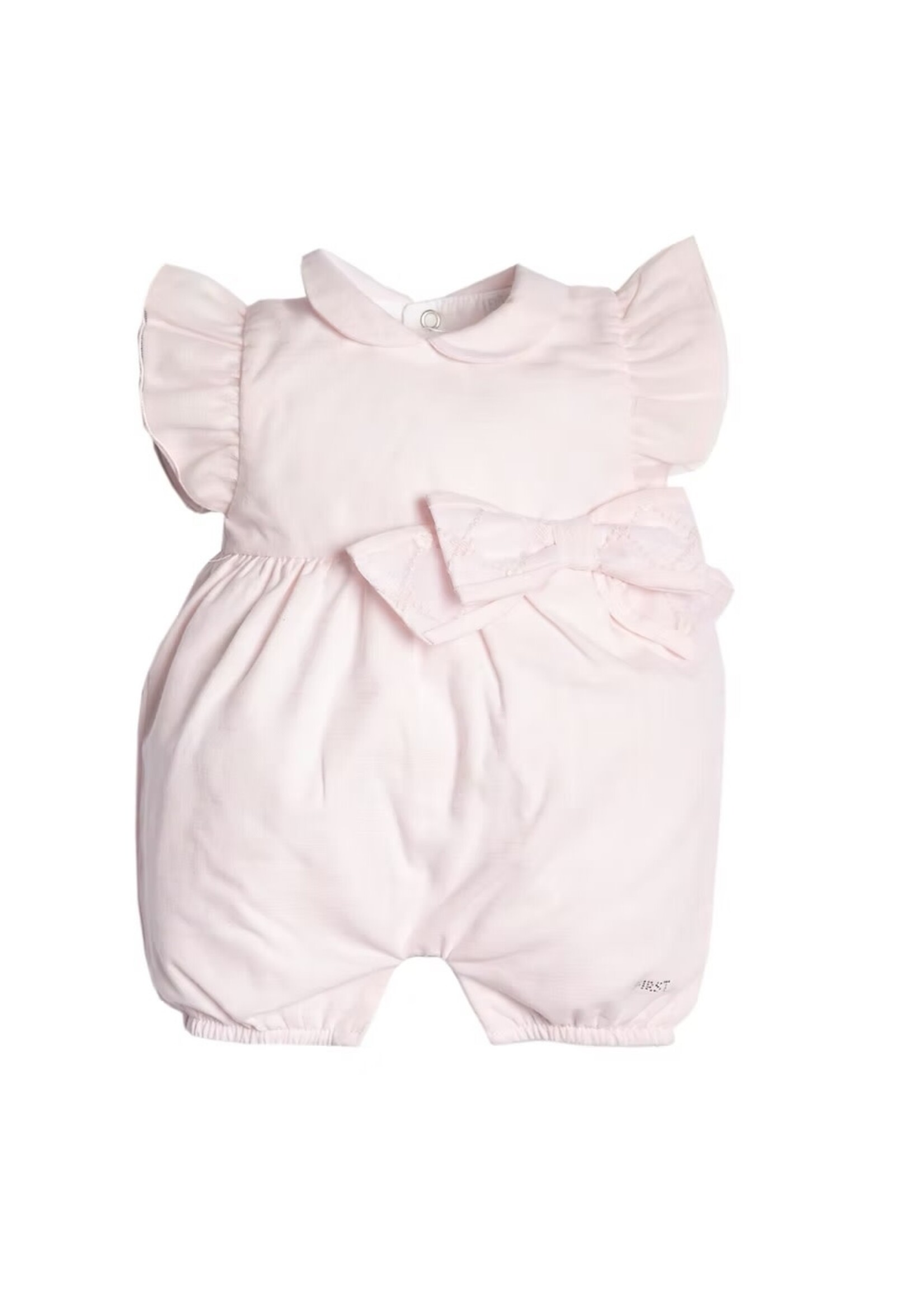 FIRST Linnen romper with bow