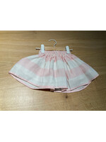 Club Cinq Striped linen skirt