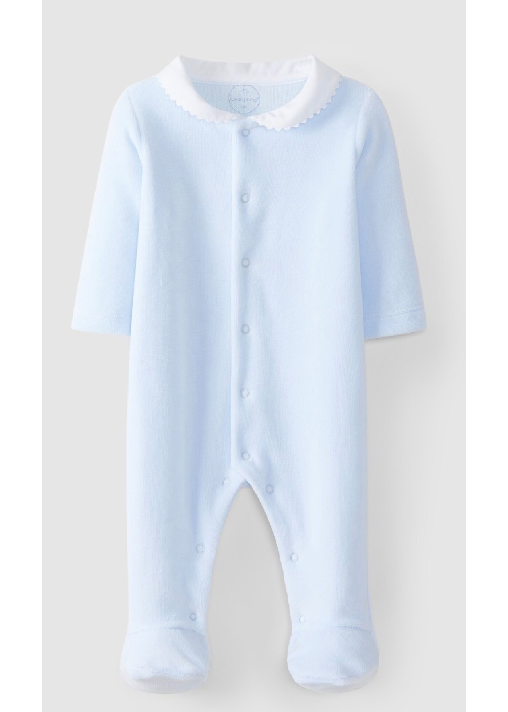 LARANIJNHA Babygrow with round collar