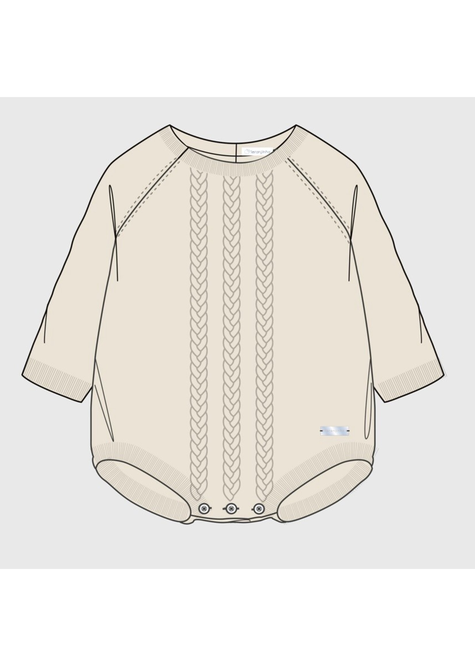 LARANIJNHA I6544 Knitted Braided Shortie